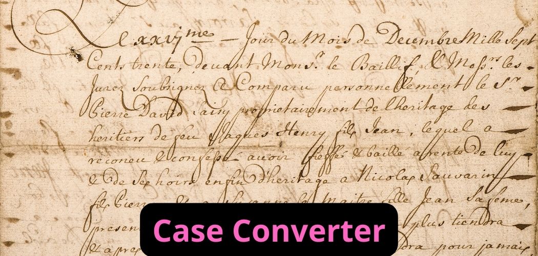 Case Converter